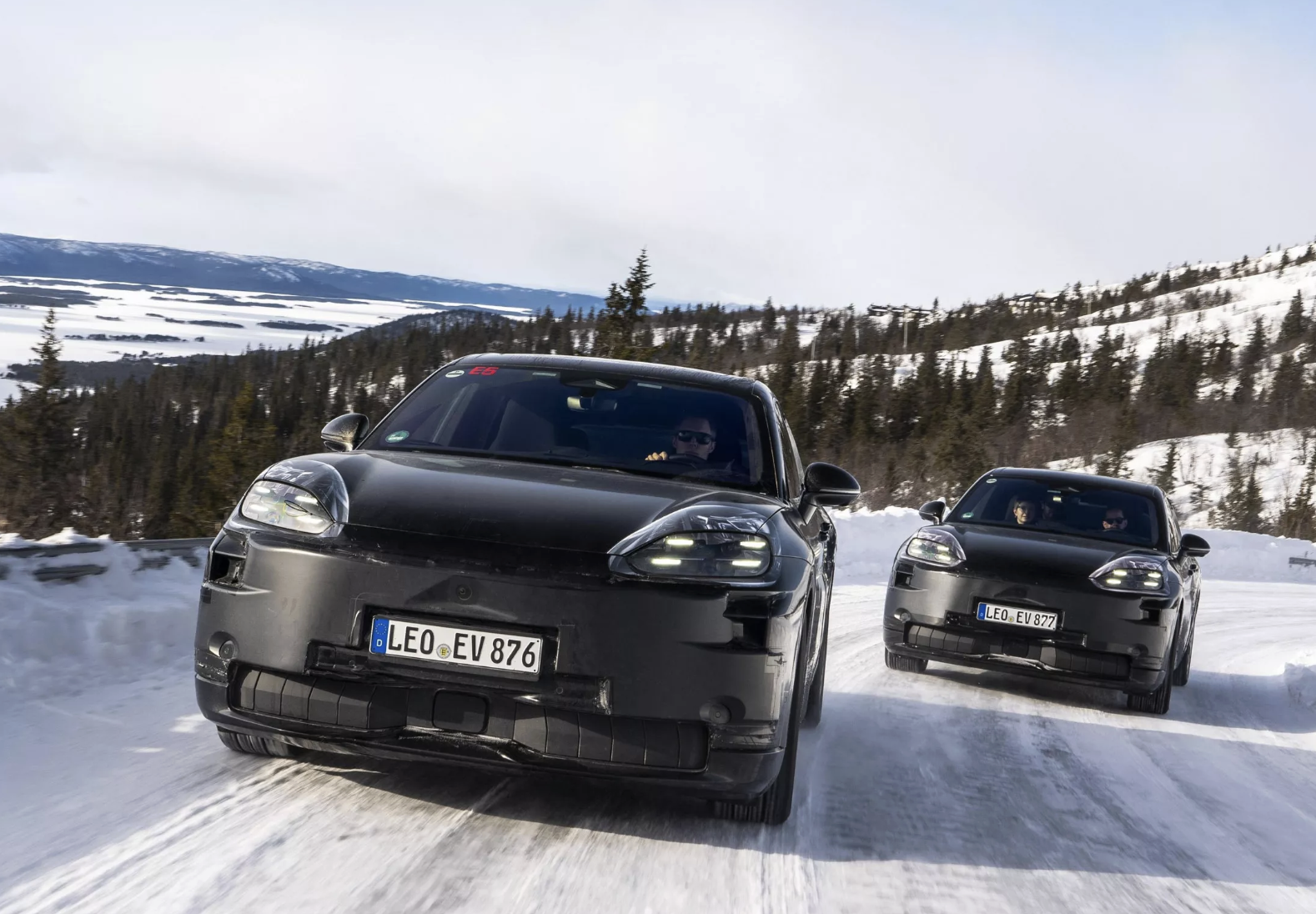 Porsche Cayenne EV test IA