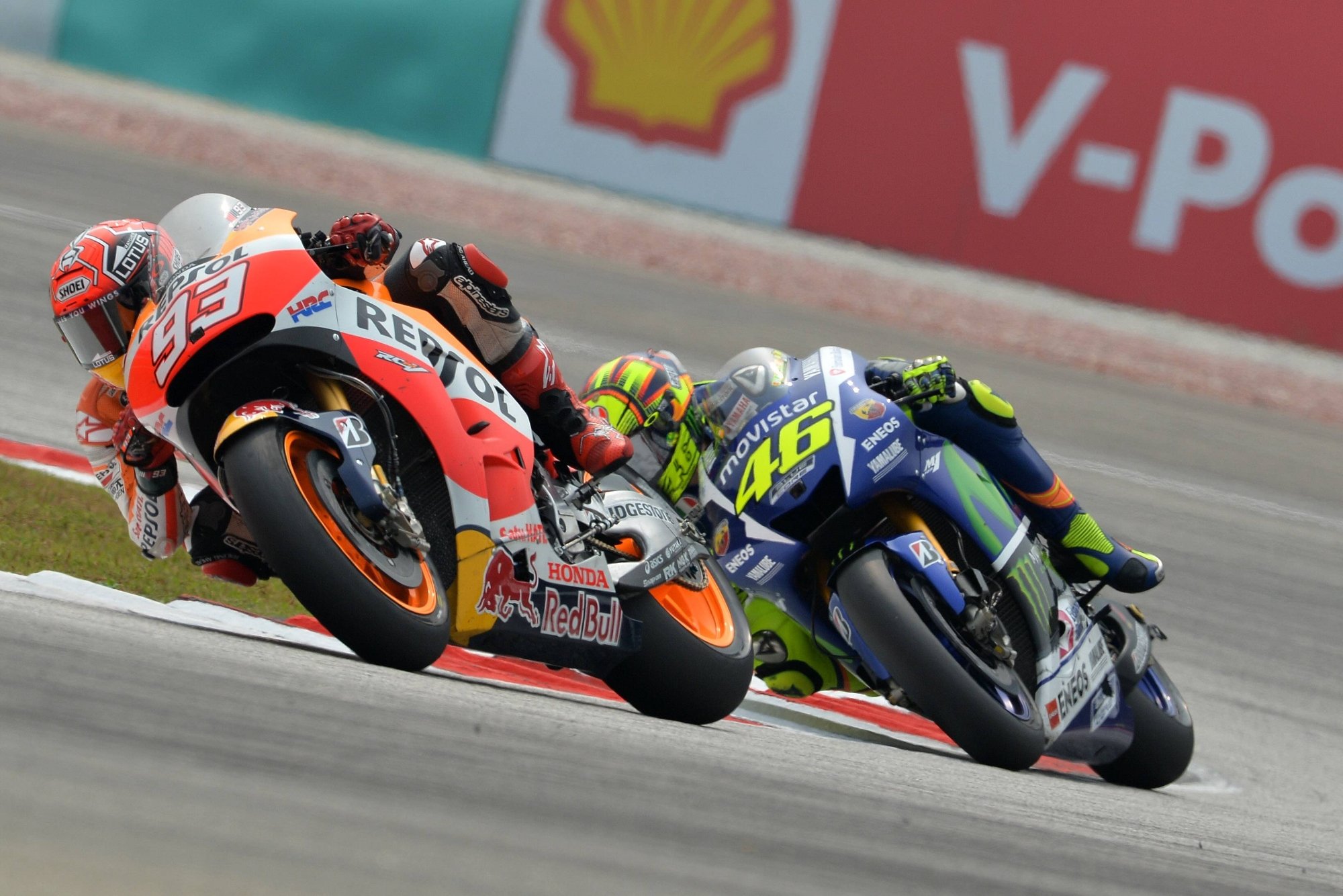 Sepang Grand Prix 2015 MotoGP Marquez Rossi