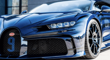 Bugatti Chiron Pur Sport accident&eacute;e