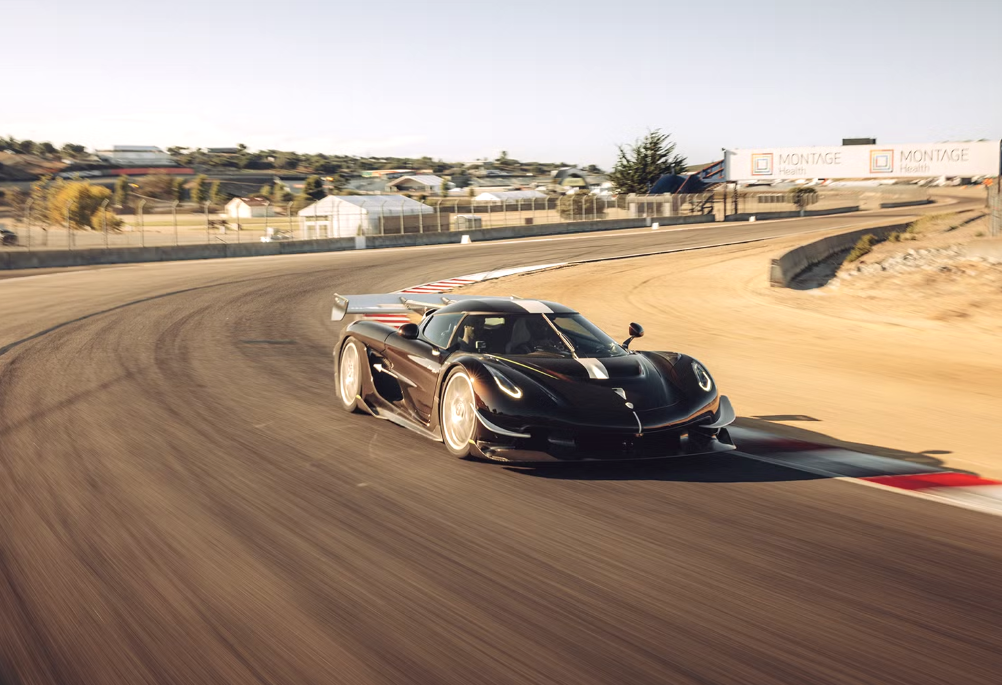 Koenigsegg Sadair's Spear record Laguna Seca