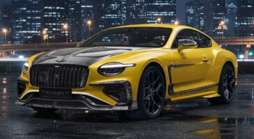 Bentley Continental GT Mansory trois quart avant gauche