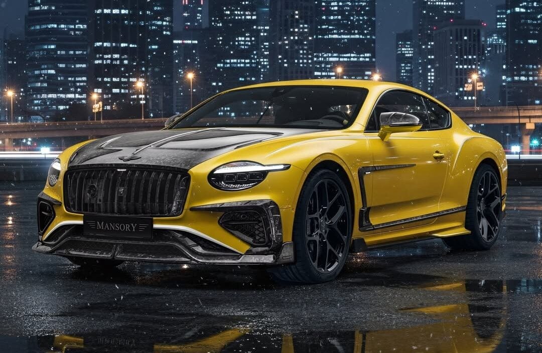 Bentley Continental GT Mansory trois quart avant gauche