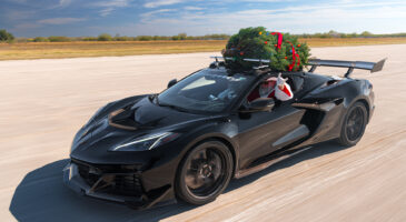 Chevrolet Corvette C8 ZR1 Hennessey sapin de No&euml;l vid&eacute;o