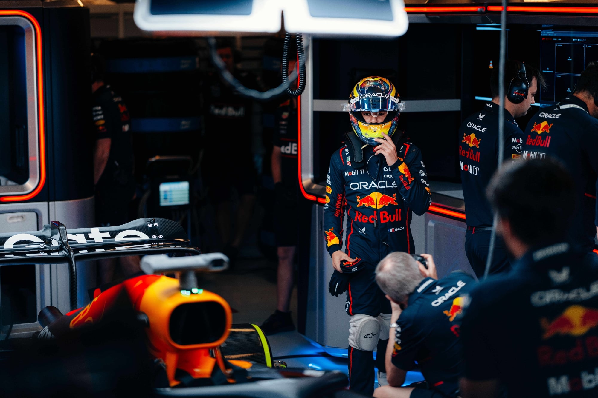 Isack Hadjar Red Bull F1 Abou Dhabi 2025