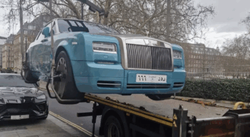 Londres luxe fourrière Rolls-Royce