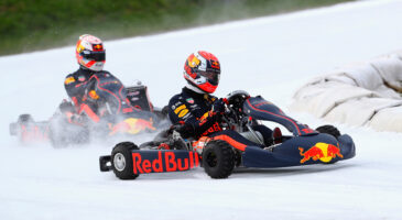 Verstappen Gasly glace karting red bull 2019 vid&eacute;o