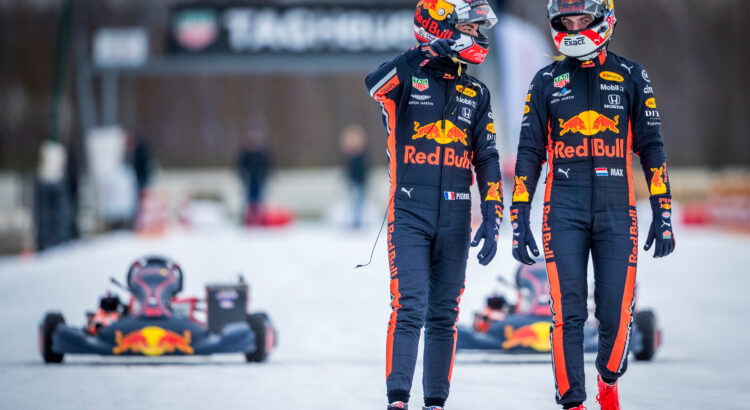 Le jour où : Verstappen et Gasly ont défié la glace en kart ! (+ vidéo)