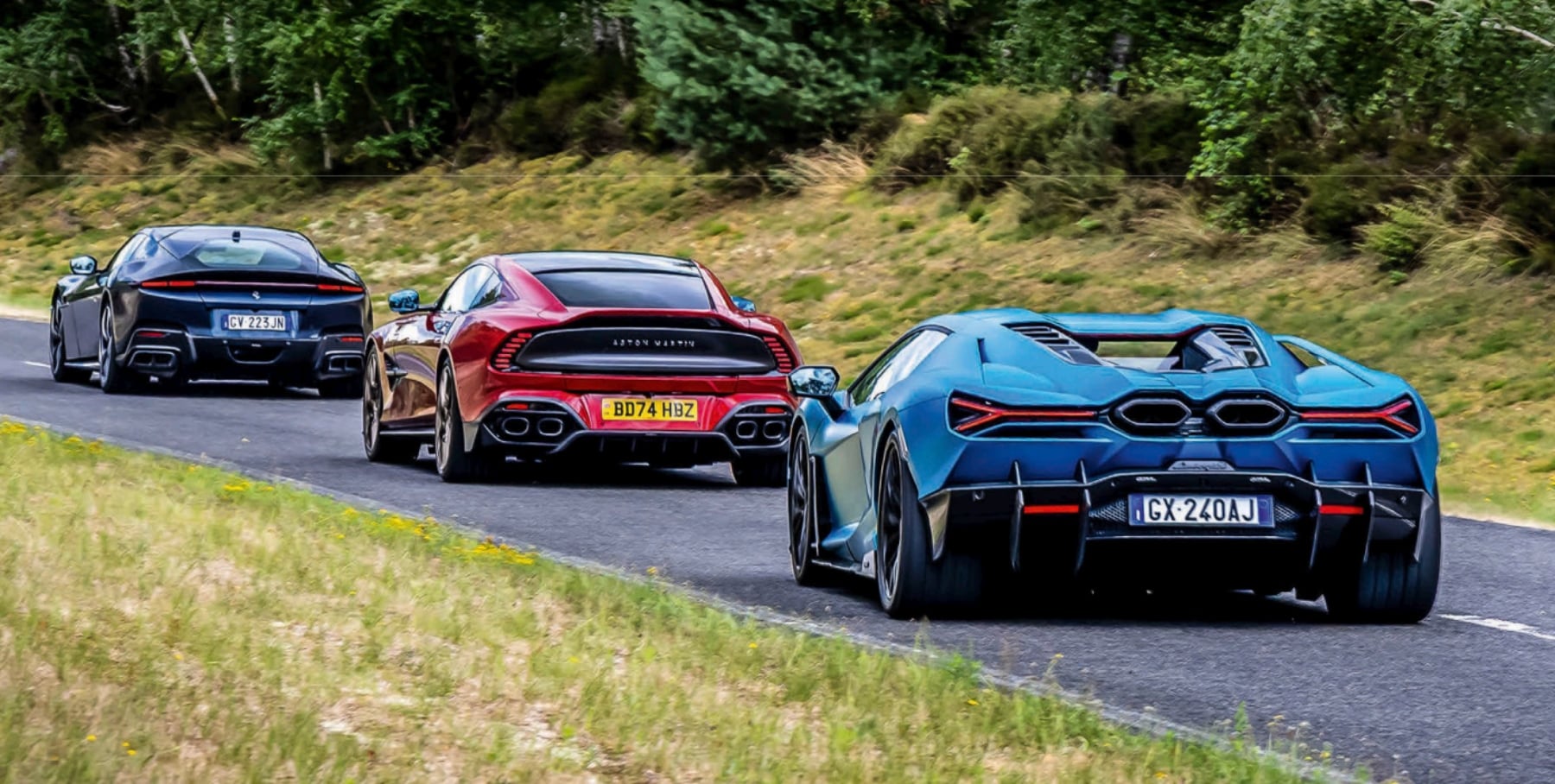 Aston Martin Vanquish Ferrari 12Cilindri Lamborghini Revuelto 2026