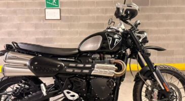 Une moto Triumph