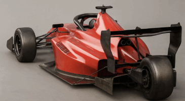 Monoplace mini F1 3 roues Ryn FP3