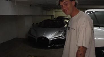 Une hypercar bugatti mistral