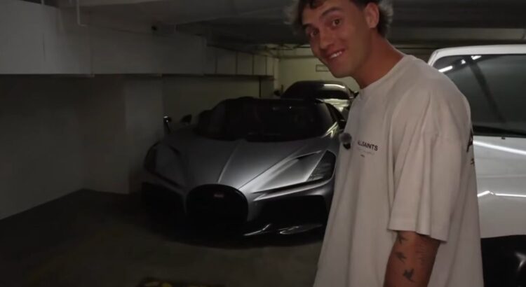 Une hypercar bugatti mistral