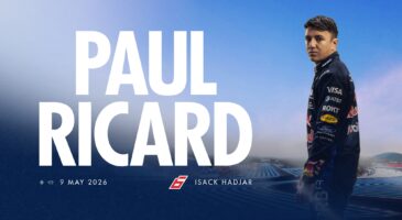 Isack Hadjar GP de France historique 2026 Red Bull RB7