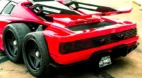 Ferrari Testarossa F6 : ce monstre &agrave; 6 roues, sign&eacute; Gas Monkey, d&eacute;veloppe 650 ch et vaut d&eacute;sormais 1,3 million d&rsquo;euros