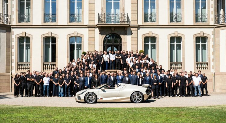 Bugatti W16 Mistral : une splendide livrée pour la "Der des Ders"