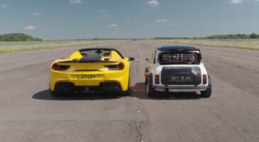 Ferrari 488 Spider vs Mini K20