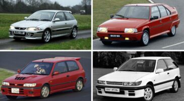 Proton Satria GTI, Citroën BX GTI, Nissan Pulsar GTI-R, Mitsubishi Colt GTI-16
