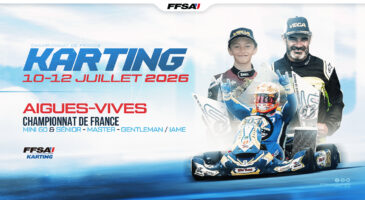 Championnat de France FFSA Karting 2026 : les classes IAME entrent en piste &agrave; Aigues-Vives