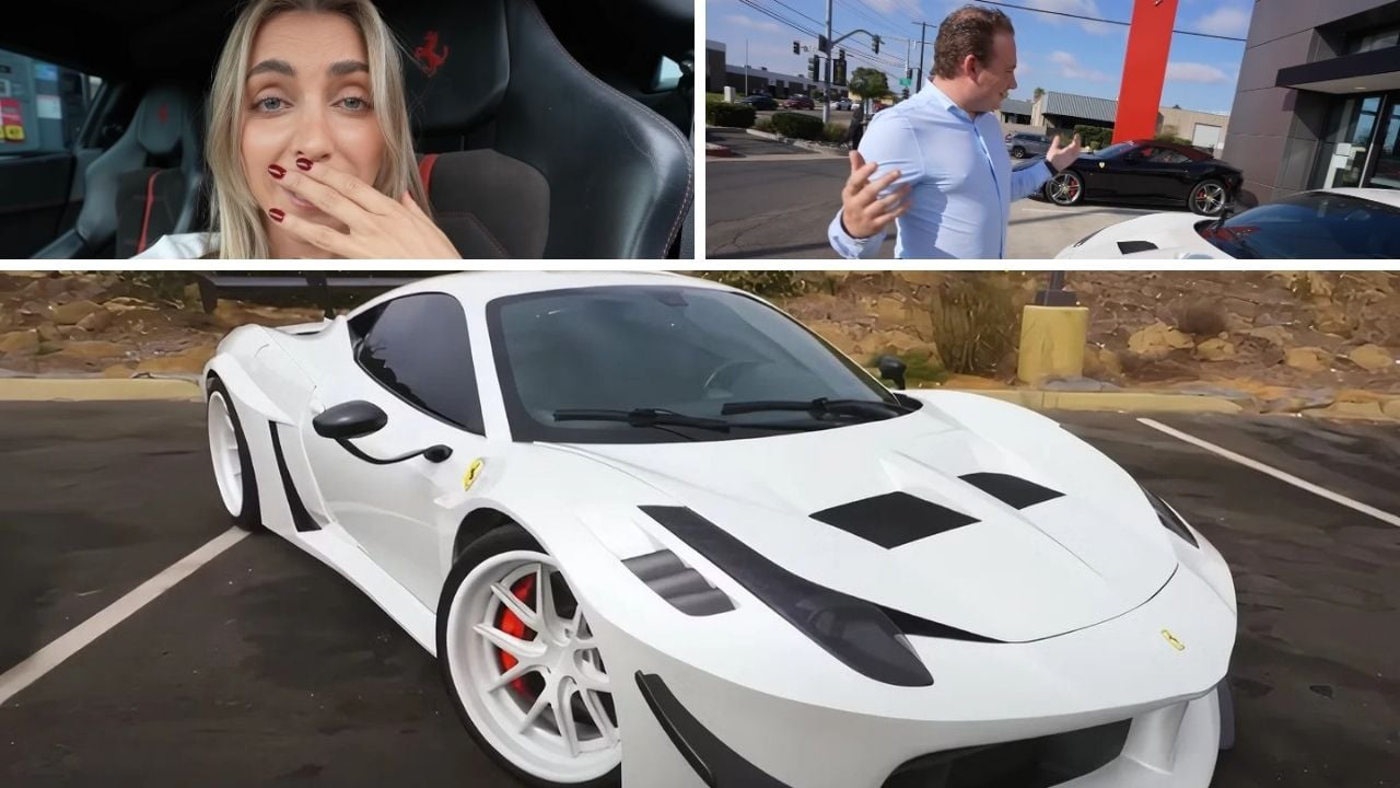 Elle présente sa Ferrari 458 Liberty Walk à un concessionnaire Ferrari et reçoit aussitôt une offre difficile à refuser