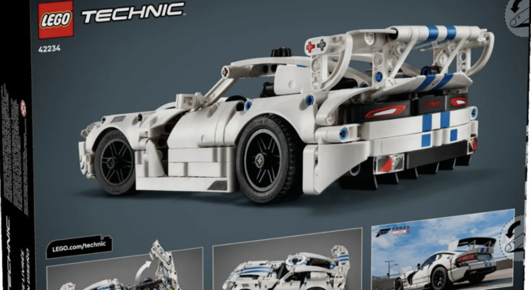 Cette Dodge Viper GTS-R en Lego cache un V10 fonctionnel sous le capot