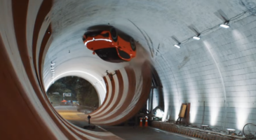 Voyah Passion S cascade tunnel