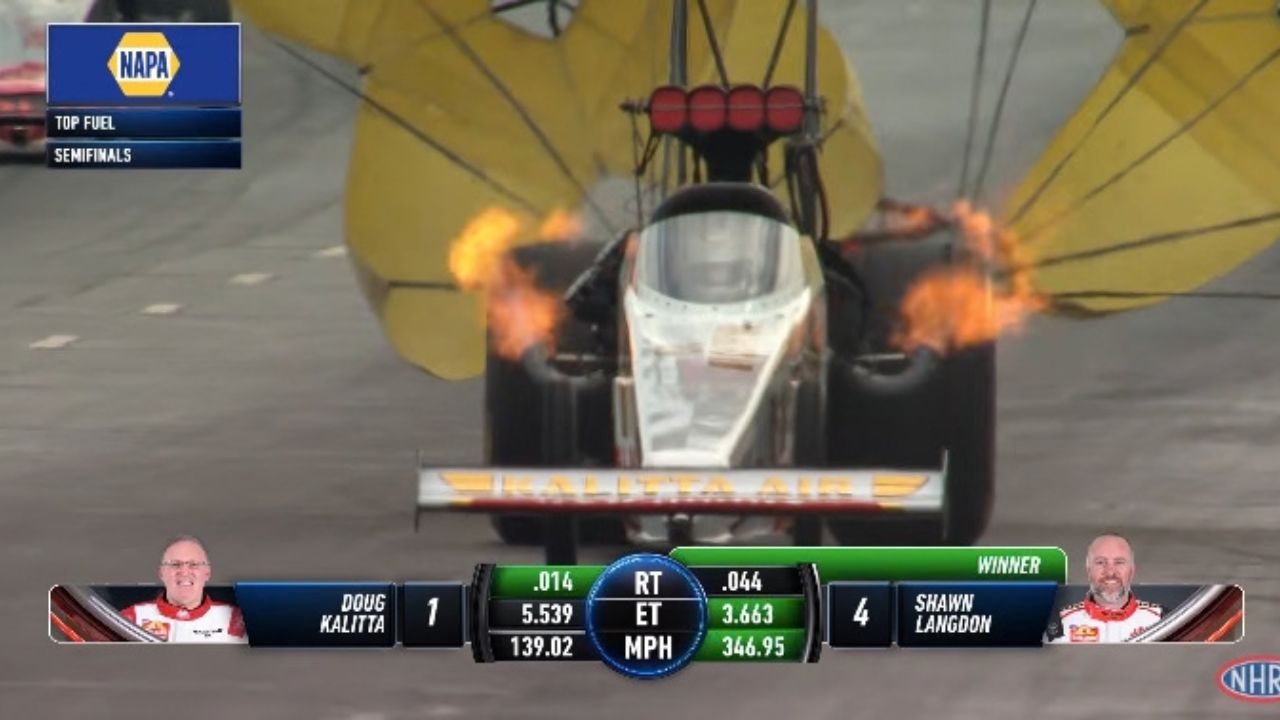 558 km/h en 3,6 secondes : ce dragster vient de pulvériser le record de la NHRA