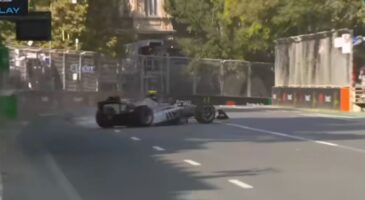 La F2 de Colton Herta à Bakou