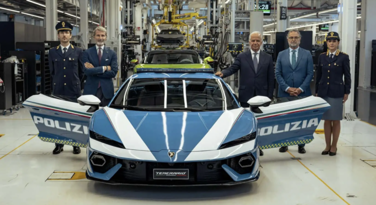 Lamborghini Temerario police italienne